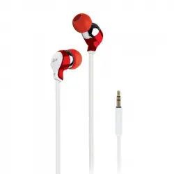 Iluv Party On Auriculares Intrauditivos Blanco/Rojo