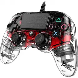 Mando - Nacon, PlayStation4, Color Cristal Rojo