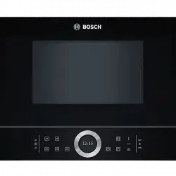 Microondas integrable - Bosch BFL634GB1, 900W, Capacidad 21L, Acero inoxidable, Negro