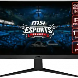 Monitor gaming - MSI G2412, 23.8" Full-HD, 1 ms, 170 Hz, Negro