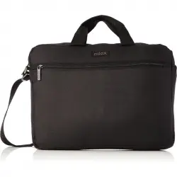 Nilox Maletín Básico con Bolsillo Exterior para Portátil hasta 15.6" Negro