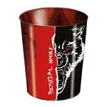 Papelera Busquets Bestial Wolf Negro