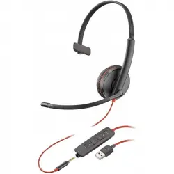 Plantronics Blackwire C3215 Auricular Monoaural Negro