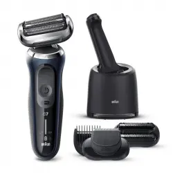 Braun Series 7 70-B7850cc Afeitadora Eléctrica Azul con Centro de Limpieza SmartCare + Accesorios