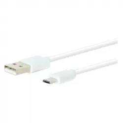 Cable EDENWOOD 2,5M BLANCO MICRO USB PVC