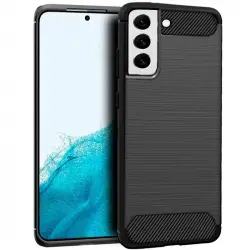 Cool Funda Carbón Negro para Samsung Galaxy S22 S901