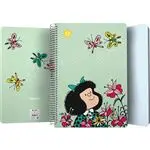 Cuaderno espiral Folio Grafoplás Grafoplás 80h cuadrícula 4mm Mafalda23 Primavera