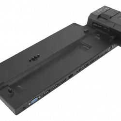 Docking station - Lenovo ThinkPad Ultra 40AJ0135EU Profesional, 6 puertos USB, HDMI, VGA, Display Port, Negro
