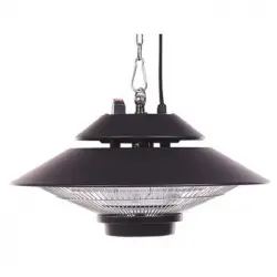 Estufa Eléctrica De Metal Negro 1500 W Merapi