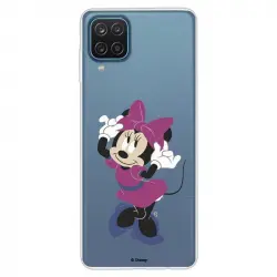 Funda Oficial Clásicos de Disney Minnie Rosa para Samsung Galaxy A12