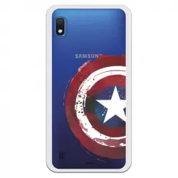 Funda Oficial Escudo Capitan America Para Samsung Galaxy A10