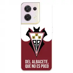 Funda Para Oppo Reno 8 Del Albacete Balompié Escudo "del Albacete Que No Es Poco" - Licencia Oficial Albacete Balompié