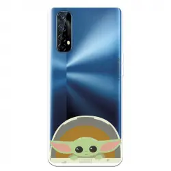 Funda Para Realme 7 Oficial De Star Wars Baby Yoda Sonrisas - The Mandalorian