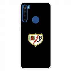 Funda Para Xiaomi Redmi Note 8t Del Rayo Vallecano Escudo Fondo Negro - Licencia Oficial Rayo Vallecano