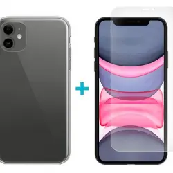 Funda + protector de pantalla Icoveri para iPhone 11
