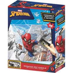 Prime 3D Puzzle para Rascar Marvel Spiderman Multi Universo 150 Piezas