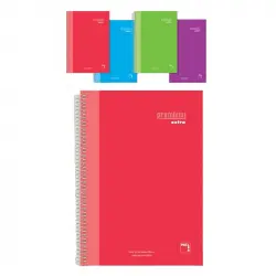 Sam Pacsa Premium Extra Cuaderno A5 Microperforado 4 Unidades Colores Surtidos