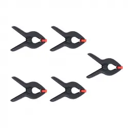 Bresser BR-52 DeLuxe Pack de 5 Abrazaderas de 6.5cm