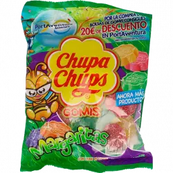 Caramelos - Chupa Chups Margaritas, Sabores variados, 18 unidades