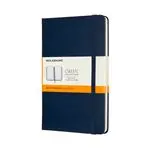 Cuaderno Moleskine Classic mediano raya tapa dura azul zafiro