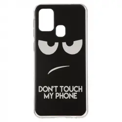 Funda Dibujo Don't Touch My Phone Para Samsung Galaxy M31