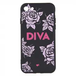 Funda Diva Silicona Negra Para Iphone 8 - Oficial De La Vecina Rubia