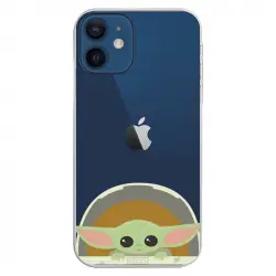 Funda Oficial de Star Wars Baby Yoda Sonrisas The Mandalorian para iPhone 12 Mini