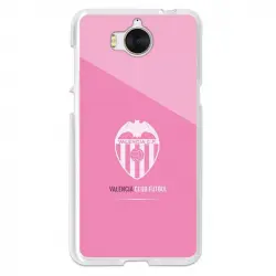 Funda Oficial Valencia Escudo Rosa Huawei Y5 2017