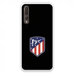 Funda Para Huawei P20 Pro Del Atleti Escudo Fondo Negro - Licencia Oficial Atlético De Madrid