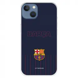 Funda Para Iphone 13 Del Barcelona Barsa Fondo Azul - Licencia Oficial Fc Barcelona