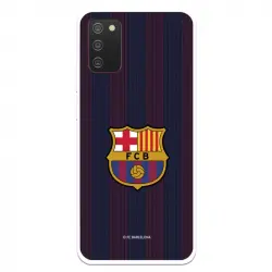 Funda Para Samsung Galaxy A02s Del Barcelona Rayas Blaugrana - Licencia Oficial Fc Barcelona