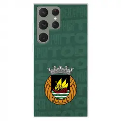 Funda Para Samsung Galaxy S23 Ultra Del Rio Ave Fc Escudo Fondo Verde - Licencia Oficial Rio Ave Fc