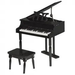Homcom Piano de Cola con Taburete y Atril Infantil