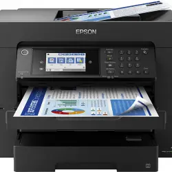Impresora multifunción - Epson WorkForce WF-7840DTWF, PrecisionCore™, B/N, DURABrite™, Negro