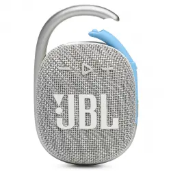 JBL - Altavoz Portátil Clip 4 Eco, Bluetooth, Blanco