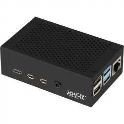 Joy-It RB-AlucaseP4+01B Carcasa Aluminio para Raspberry Pi 4 B