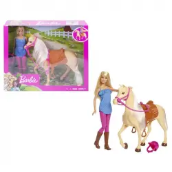 Mattel Barbie Muñeca con Caballo de