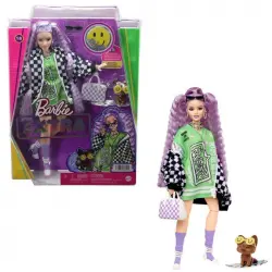 Mattel Barbie Muñeca Extra N°18 con Accesorios y Mascota
