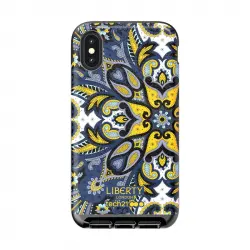 Tech21 Evo Luxe Liberty Marham Funda de Piel Sinténtica para Apple iPhone X / XS