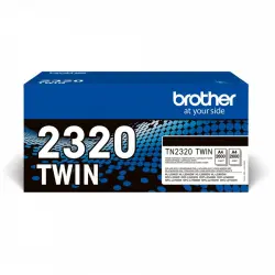 Tóner Original Brother TN2320TWIN Negro Pack 2 Unidades