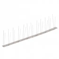 VidaXL Set de 6 hileras pinchos contra pájaros y palomas 2 filas 3 m