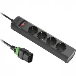 APC Regleta para SAI 4 Tomas Conector IEC Negra
