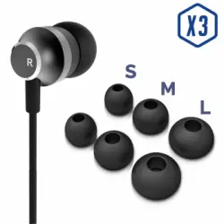 Auriculares Jack 3,5mm Botones Multifunción Y Micrófono Originales Nokia Negros