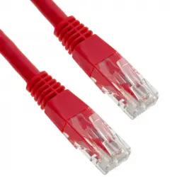 BeMatik Cable de Red UTP RJ45 Cat.6 15m Rojo