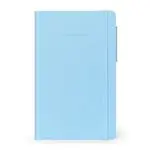 Bloc de notas Lined Legami Sky blue pautado 13x21cm