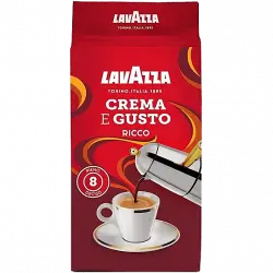 Café molido - Lavazza Crema e gusto ricco, Sabor caramelo, 250 g