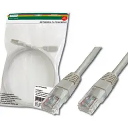 Digitus Cable de Red RJ45 UTP Cat.5e 10/100 Gris (50cm)