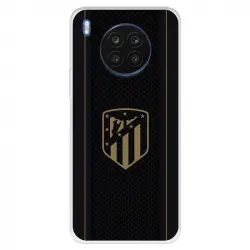Funda Para Huawei Honor 50 Lite Del Atleti Escudo Dorado Fondo Negro - Licencia Oficial Atlético De Madrid