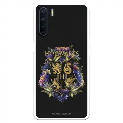 Funda Para Oppo A91 Oficial De Harry Potter Hogwarts Floral - Harry Potter