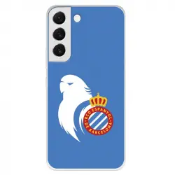Funda para Samsung Galaxy S22 Plus del RCD Espanyol Escudo Perico - Licencia Oficial RCD Espanyol